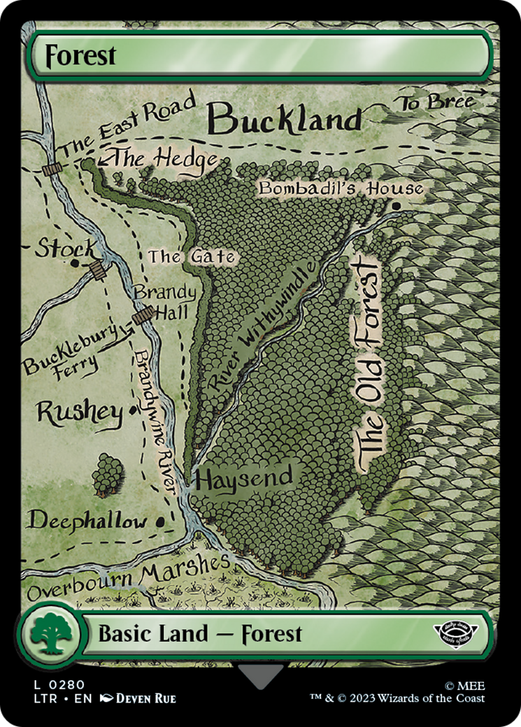 Forest (0280) (280) [Universes Beyond: The Lord of the Rings: Tales of Middle-earth] - Deck Out Gaming