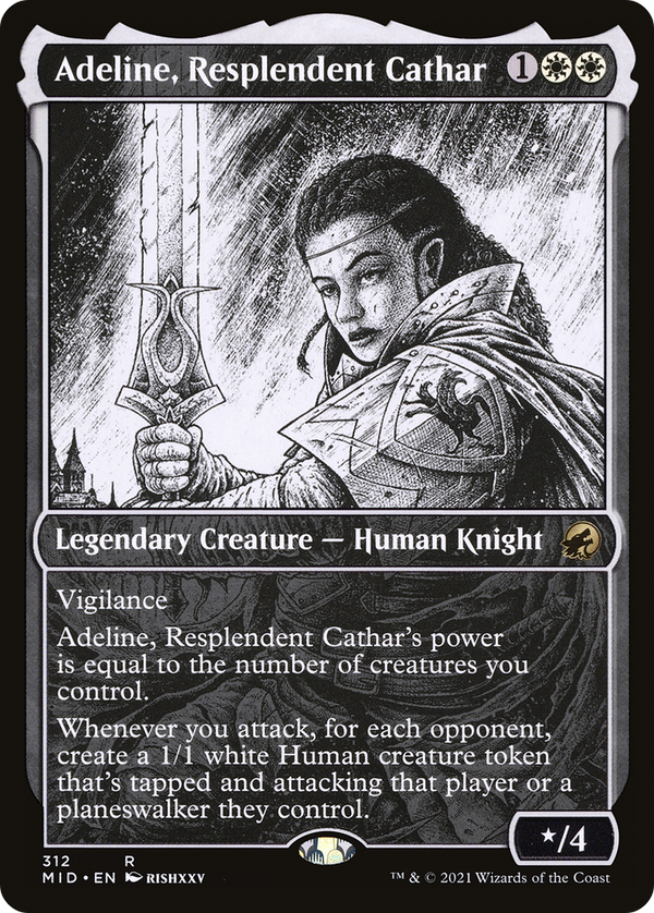 Adeline, Resplendent Cathar (Showcase) (312) [Innistrad: Midnight Hunt] - Deck Out Gaming