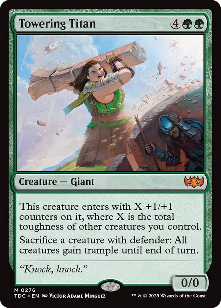 Towering Titan (276) [Commander: Tarkir: Dragonstorm] - Deck Out Gaming