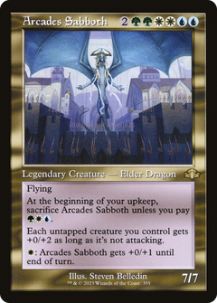Arcades Sabboth (Retro Frame) (355) [Dominaria Remastered] - Deck Out Gaming