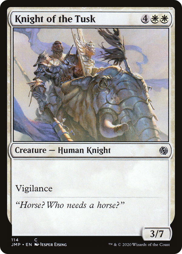 Knight of the Tusk (114) [Jumpstart] - Deck Out Gaming