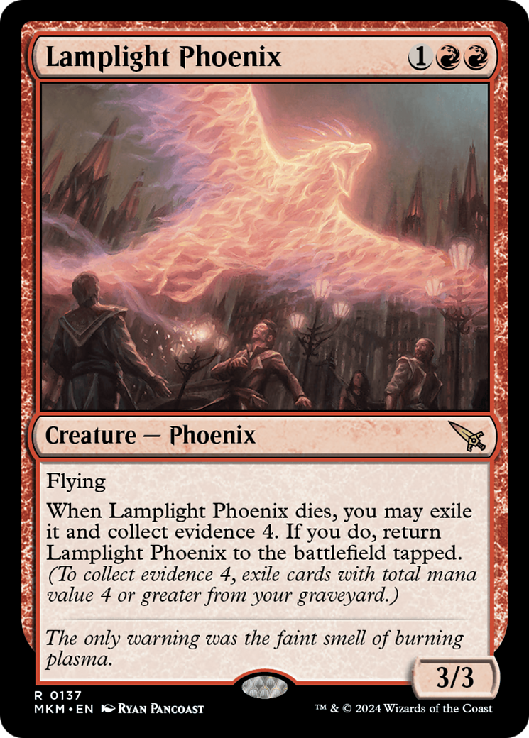 Lamplight Phoenix (137) [Murders at Karlov Manor] - Deck Out Gaming