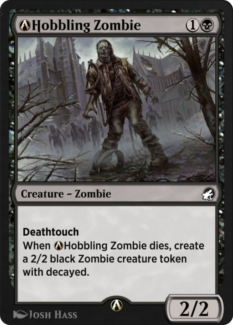 A-Hobbling Zombie (A-106) [Innistrad: Midnight Hunt] - Deck Out Gaming