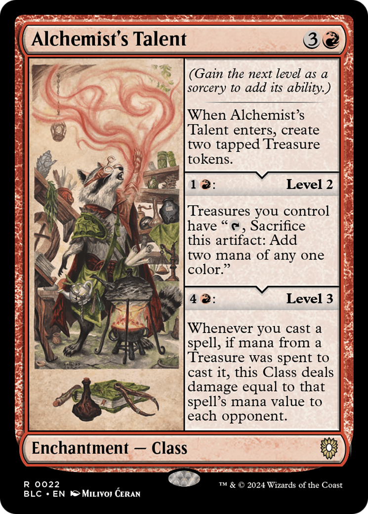 Alchemist's Talent (22) [Bloomburrow Commander] - Deck Out Gaming