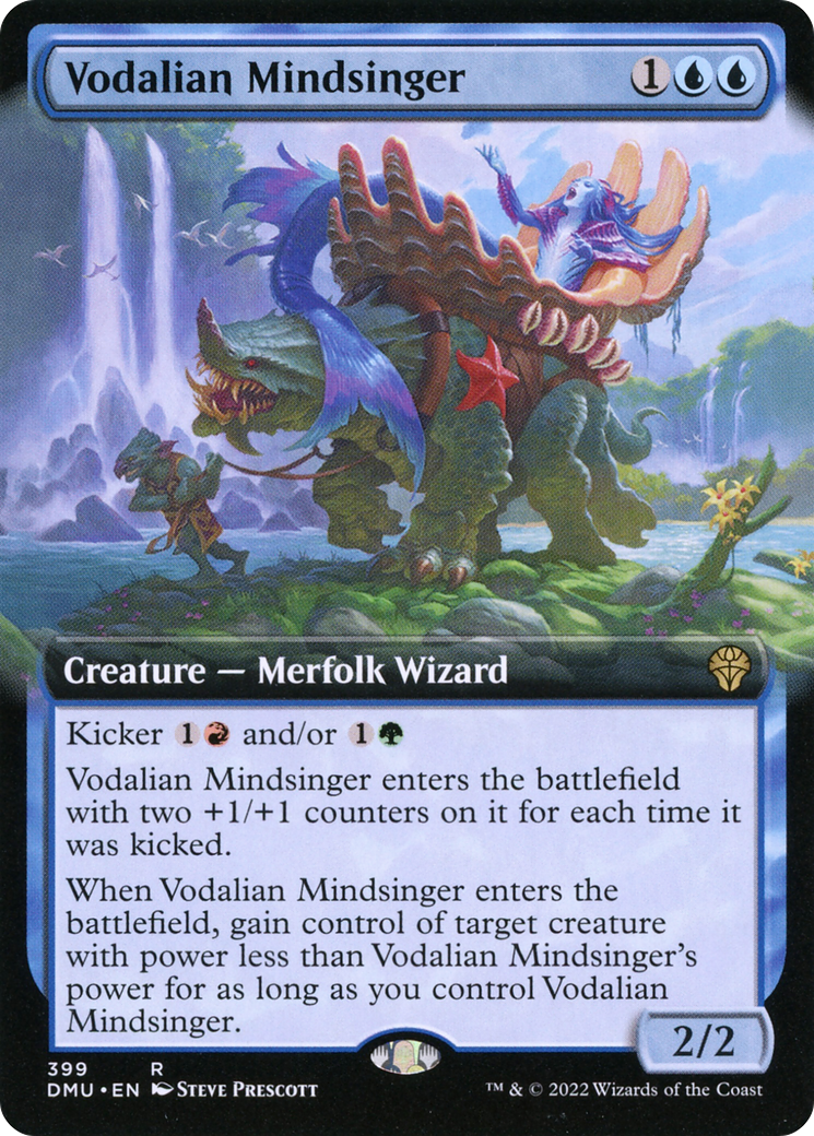 Vodalian Mindsinger (Extended Art) (399) [Dominaria United] foil - Deck Out Gaming