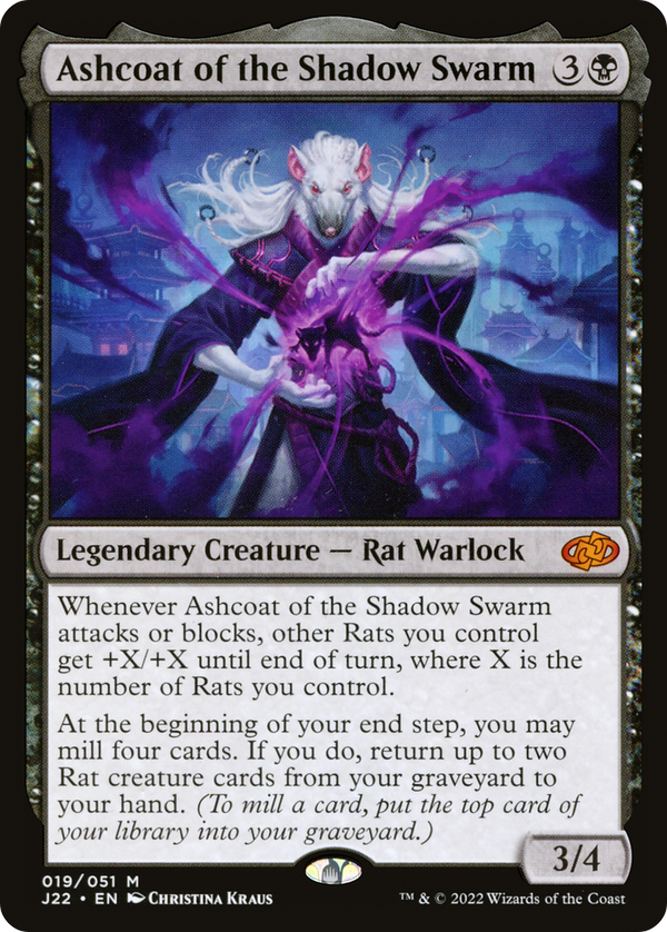 Ashcoat of the Shadow Swarm (19) [Jumpstart 2022] - Deck Out Gaming