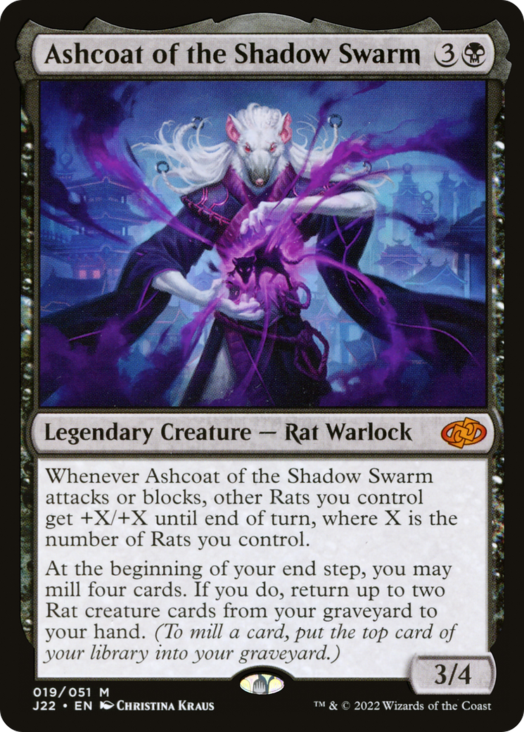 Ashcoat of the Shadow Swarm (19) [Jumpstart 2022] - Deck Out Gaming