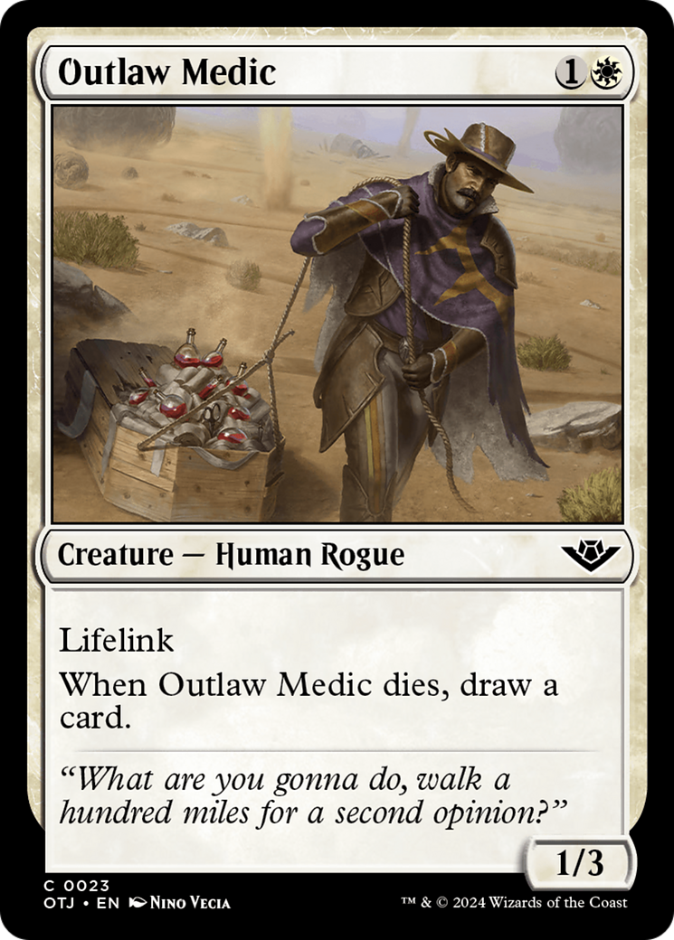Outlaw Medic (23) [Outlaws of Thunder Junction] foil - Deck Out Gaming