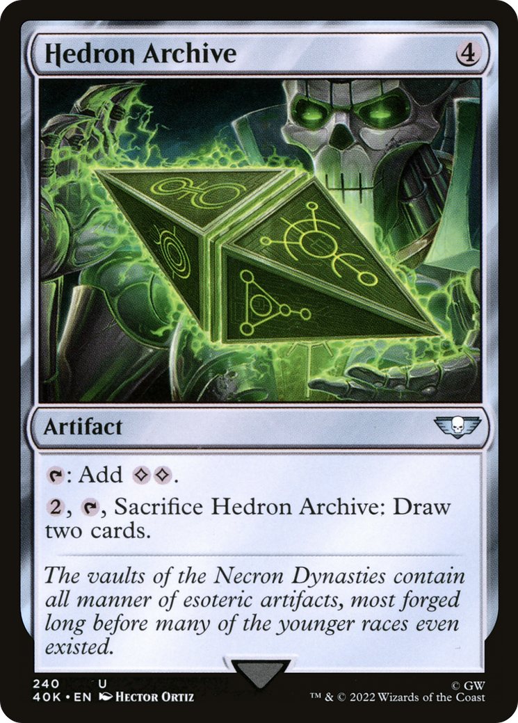 Hedron Archive (240) [Warhammer 40,000 Commander] - Deck Out Gaming