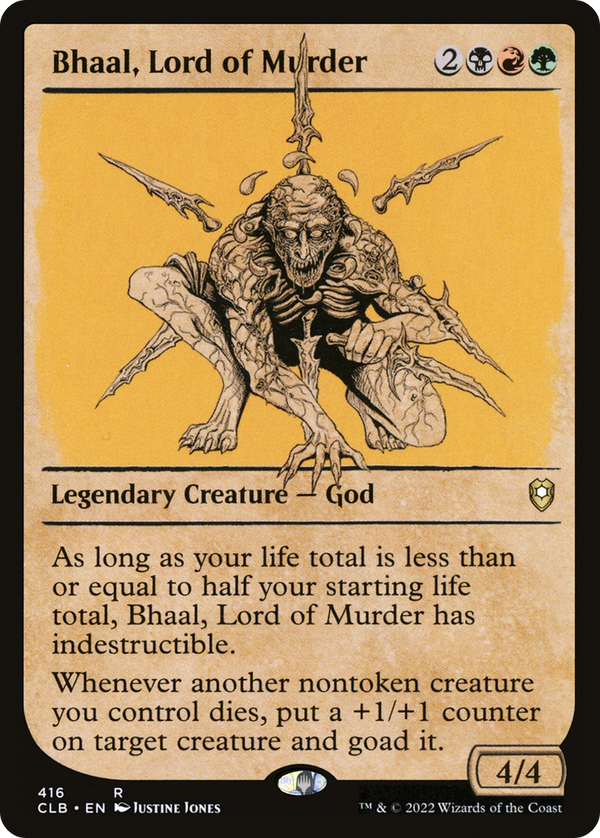 Bhaal, Lord of Murder (Showcase) (416) [Commander Legends: Battle for Baldur's Gate] - Deck Out Gaming