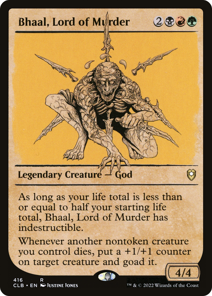 Bhaal, Lord of Murder (Showcase) (416) [Commander Legends: Battle for Baldur's Gate] foil - Deck Out Gaming