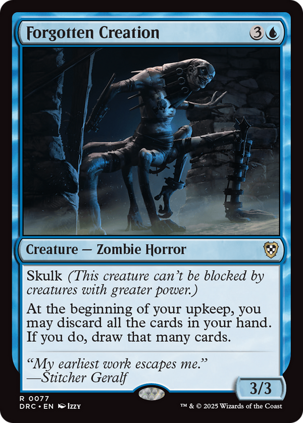 Forgotten Creation (77) [Commander: Aetherdrift] - Deck Out Gaming