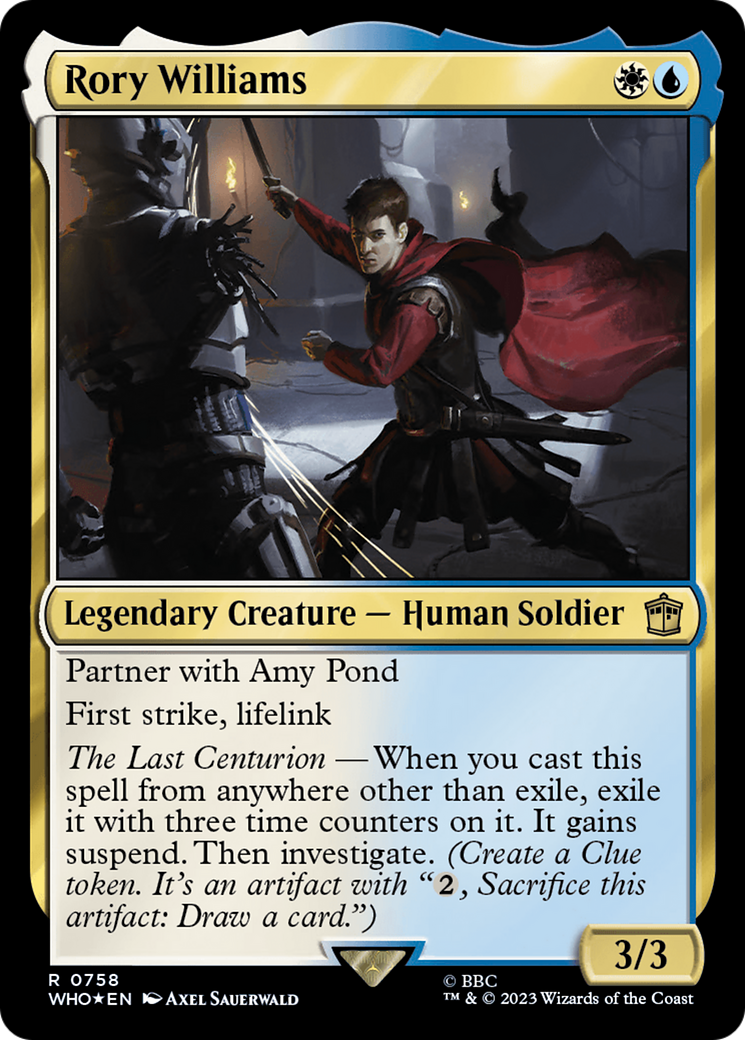 Rory Williams (Surge Foil) (758) [Doctor Who] foil - Deck Out Gaming