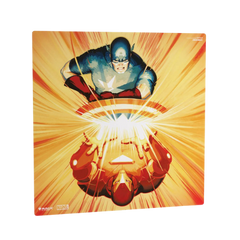Gamegenic: Prime 2-Player Playmat - MTG Marvel Super Heroes - Iron Man/Captain America - Deck Out Gaming