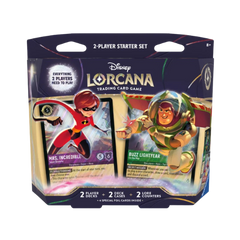Disney Lorcana: Two-Player Starter Set - Elastigirl & Buzz Lightyear - Deck Out Gaming