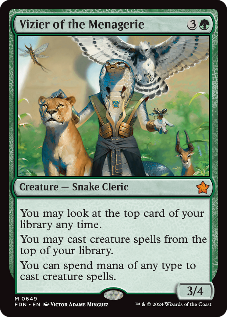Vizier of the Menagerie (649) [Foundations] - Deck Out Gaming