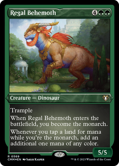 Regal Behemoth (569) [Commander Masters] etched - Deck Out Gaming