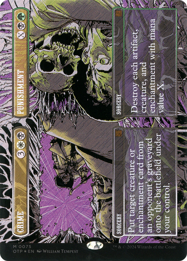Crime // Punishment (75) [Breaking News] foil - Deck Out Gaming