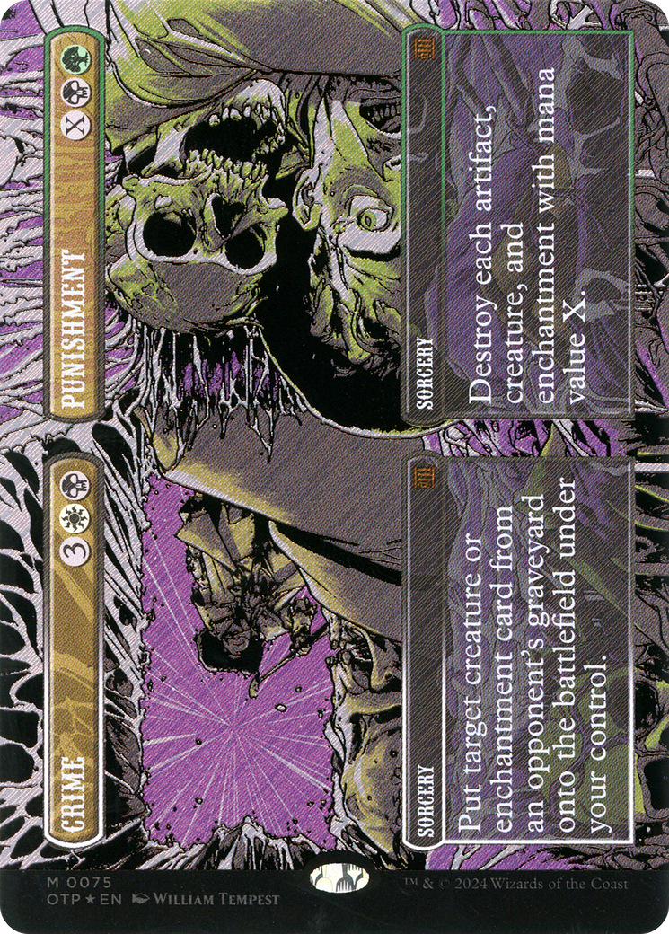 Crime // Punishment (75) [Breaking News] foil - Deck Out Gaming