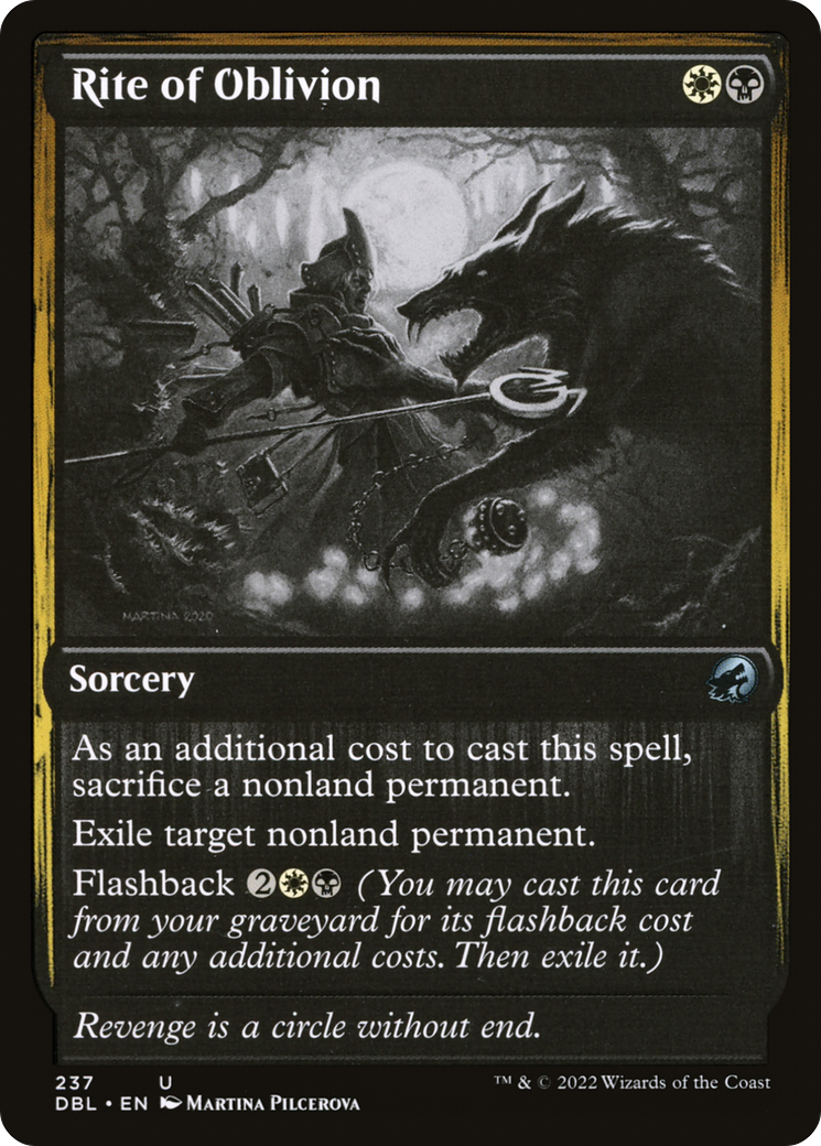 Rite of Oblivion (237) [Innistrad: Double Feature] - Deck Out Gaming
