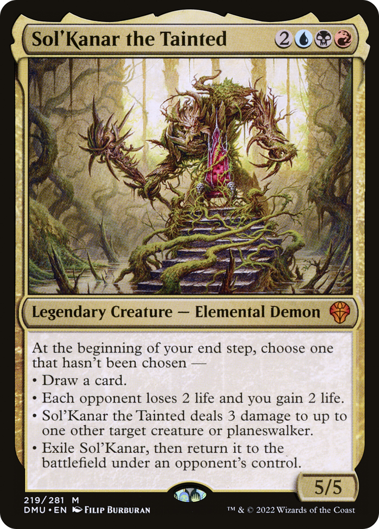 Sol'Kanar the Tainted (219) [Dominaria United] foil - Deck Out Gaming