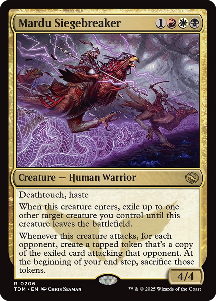 Mardu Siegebreaker (206) [Tarkir: Dragonstorm] - Deck Out Gaming