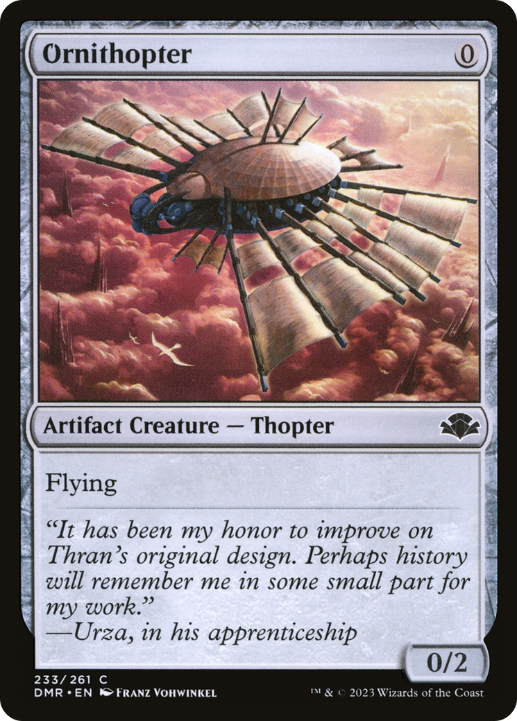 Ornithopter (233) [Dominaria Remastered] - Deck Out Gaming