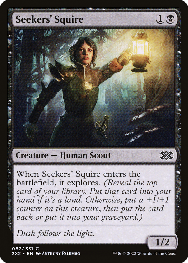 Seekers' Squire (87) [Double Masters 2022] foil - Deck Out Gaming