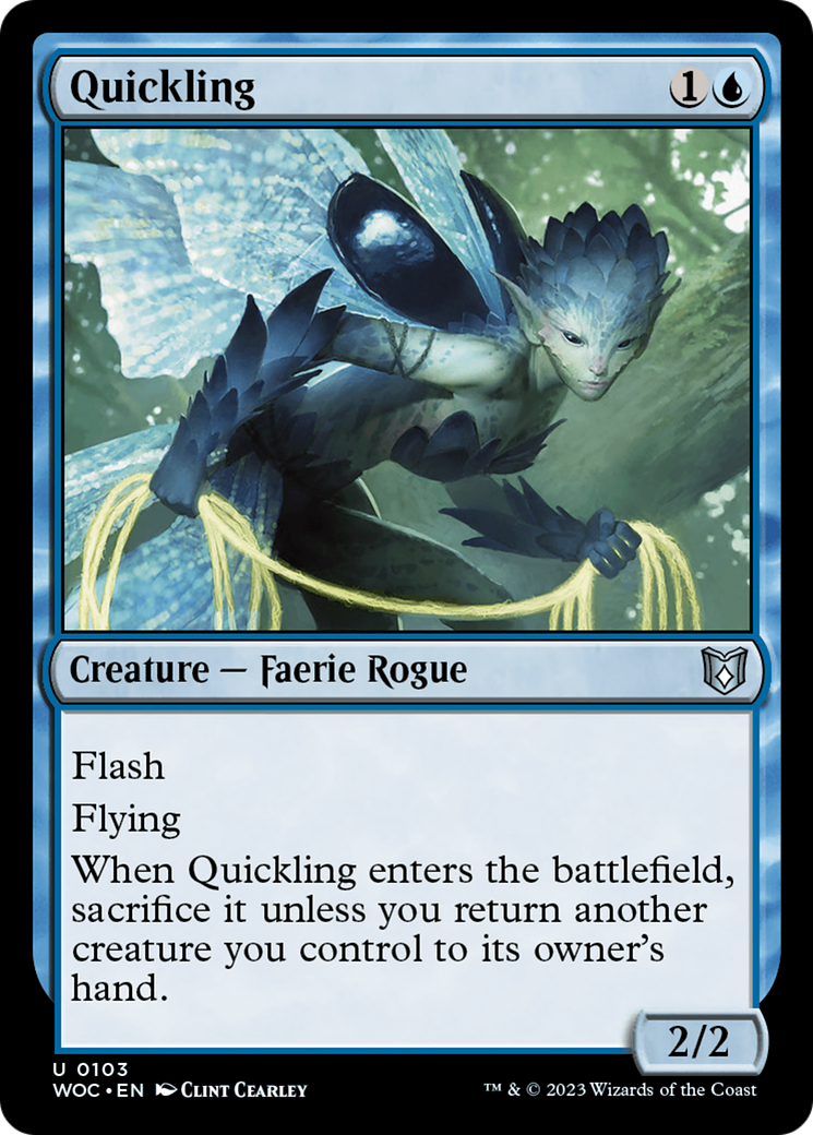 Quickling (103) [Wilds of Eldraine Commander] - Deck Out Gaming