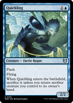 Quickling (103) [Wilds of Eldraine Commander] - Deck Out Gaming