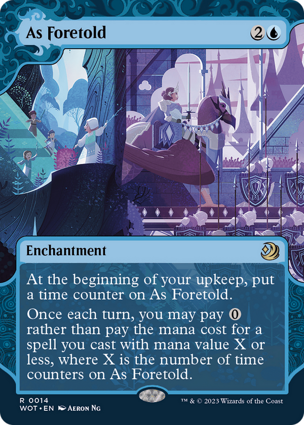 As Foretold (14) [Wilds of Eldraine: Enchanting Tales] foil - Deck Out Gaming