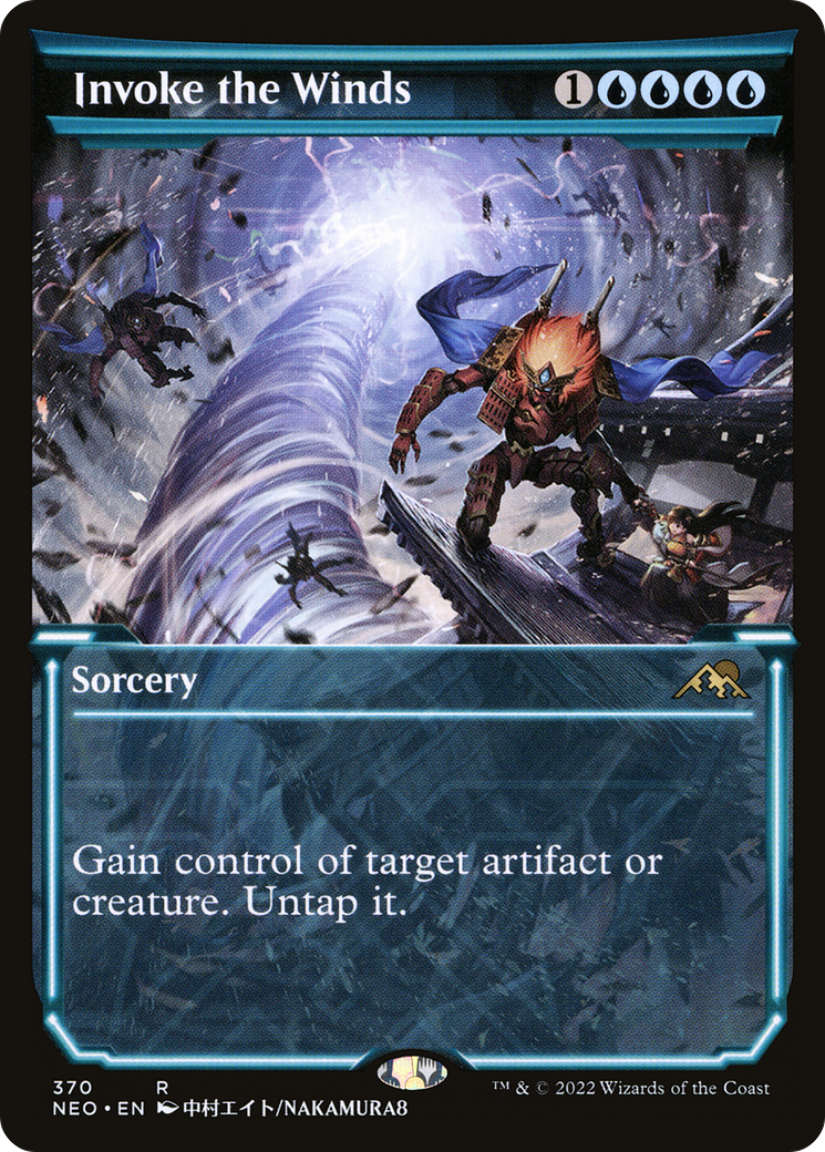 Invoke the Winds (Showcase) (370) [Kamigawa: Neon Dynasty] foil - Deck Out Gaming