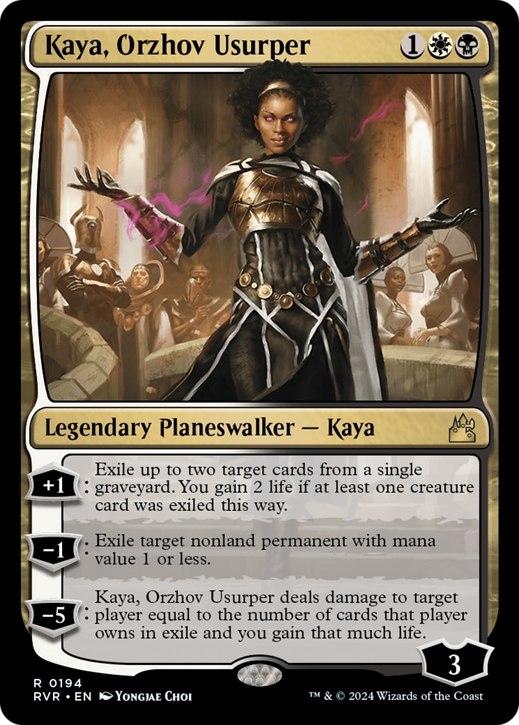 Kaya, Orzhov Usurper (194) [Ravnica Remastered] foil - Deck Out Gaming