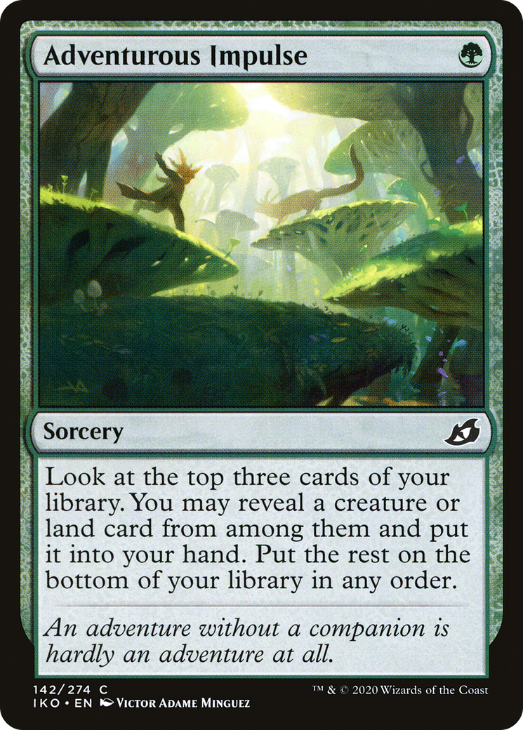 Adventurous Impulse (142) [Ikoria: Lair of Behemoths] - Deck Out Gaming