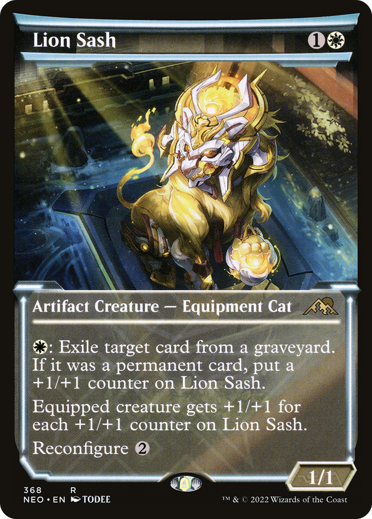 Lion Sash (Showcase) (368) [Kamigawa: Neon Dynasty] - Deck Out Gaming