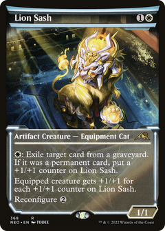Lion Sash (Showcase) (368) [Kamigawa: Neon Dynasty] foil - Deck Out Gaming