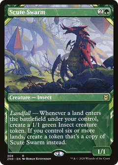 Scute Swarm (Showcase) (308) [Zendikar Rising] foil - Deck Out Gaming