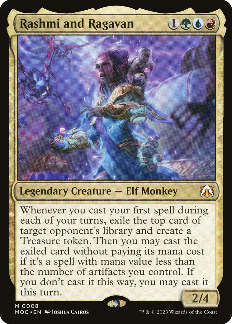 Rashmi and Ragavan (8) [March of the Machine Commander] - Deck Out Gaming
