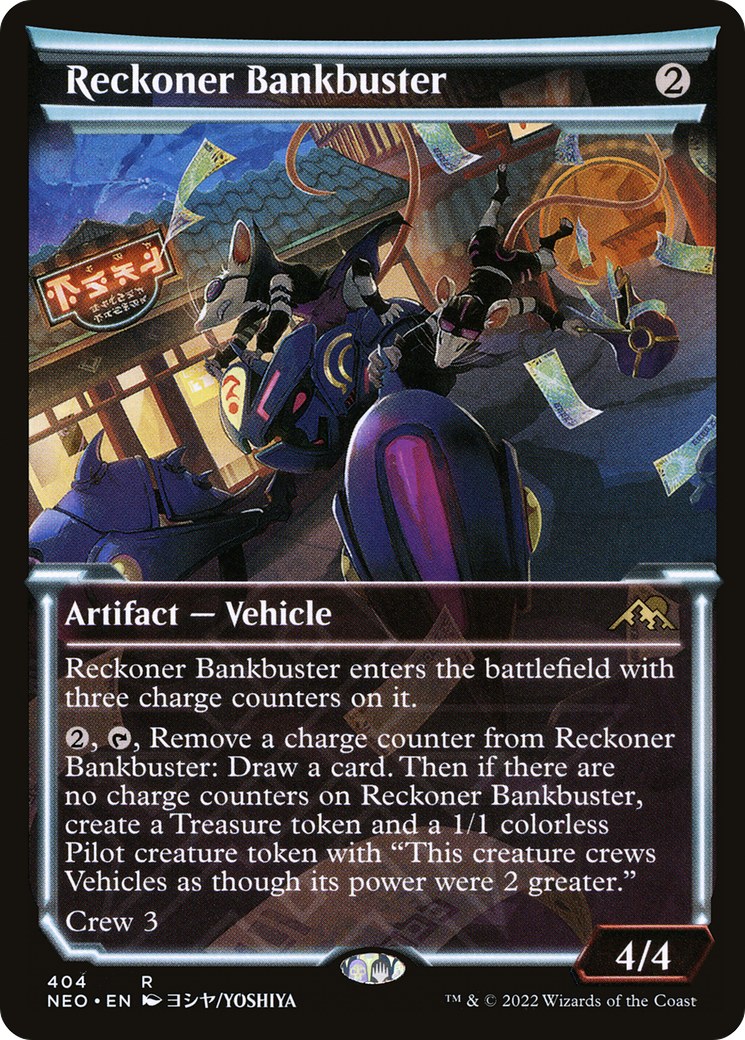 Reckoner Bankbuster (Showcase) (404) [Kamigawa: Neon Dynasty] foil - Deck Out Gaming
