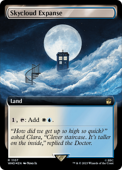 Skycloud Expanse (Extended Art) (Surge Foil) (1107) [Doctor Who] foil - Deck Out Gaming