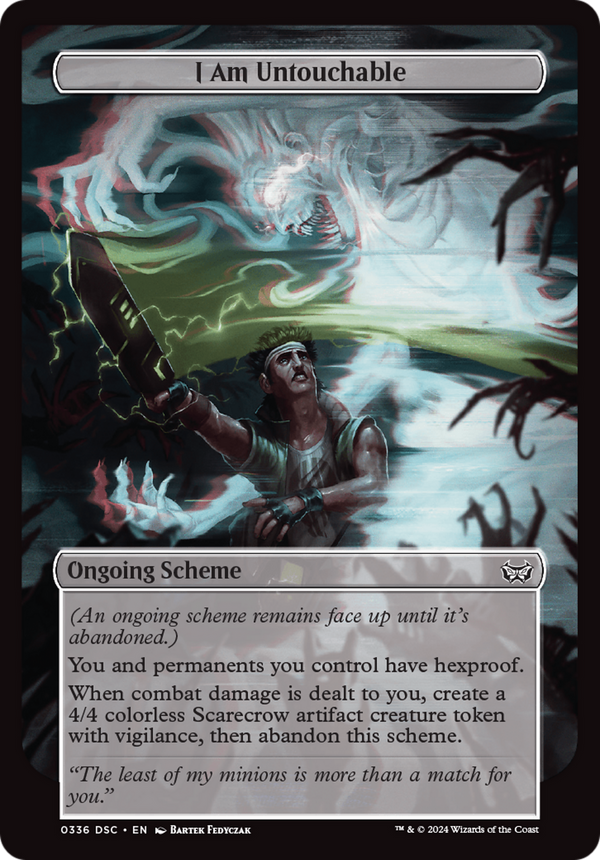 I Am Untouchable (Full Art) (336) [Duskmourn: House of Horror Commander] - Deck Out Gaming