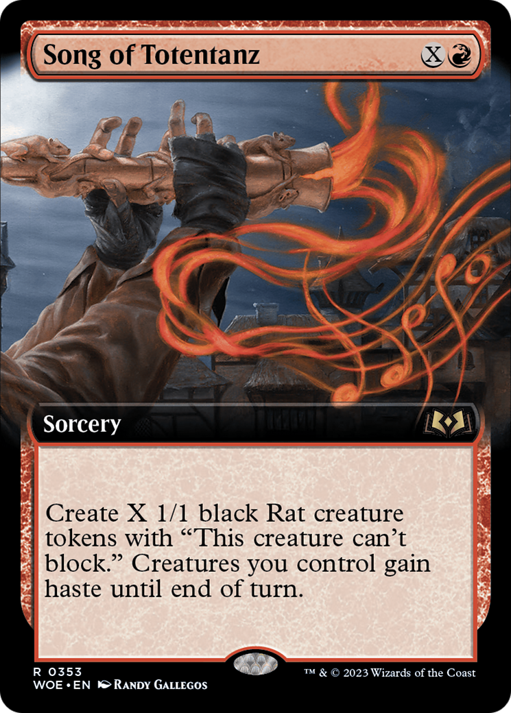 Song of Totentanz (Extended Art) (353) [Wilds of Eldraine] - Deck Out Gaming