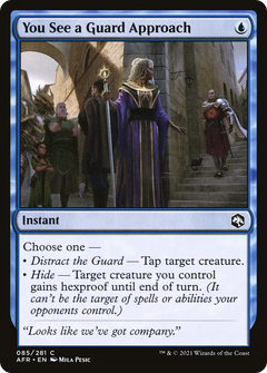 You See a Guard Approach (85) [Adventures in the Forgotten Realms] foil - Deck Out Gaming
