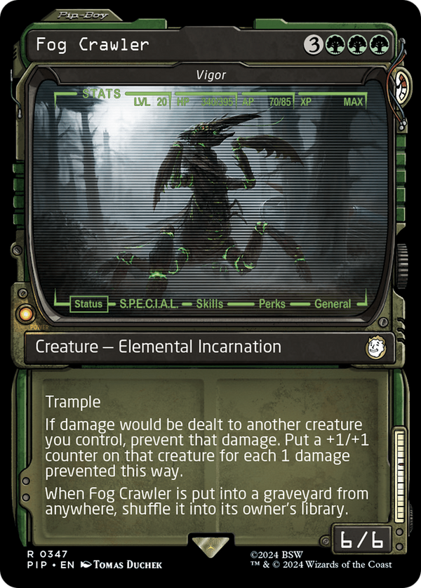 Fog Crawler - Vigor (Showcase) (347) [Fallout] foil - Deck Out Gaming