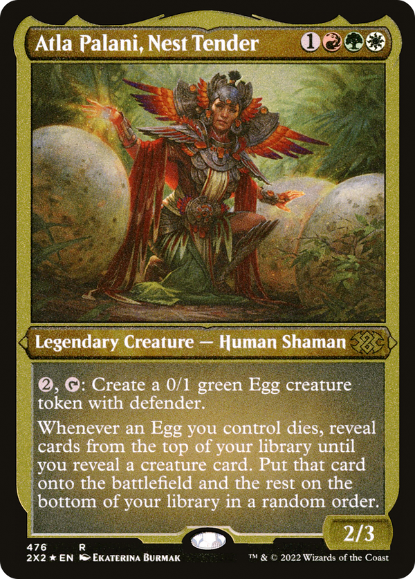 Atla Palani, Nest Tender (Foil Etched) (476) [Double Masters 2022] foil - Deck Out Gaming