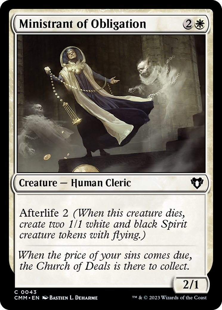 Ministrant of Obligation (43) [Commander Masters] - Deck Out Gaming
