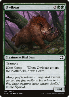 Owlbear (198) [Adventures in the Forgotten Realms] foil - Deck Out Gaming