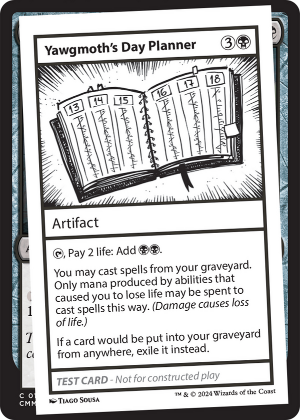 Yawgmoth's Day Planner () [Mystery Booster 2] - Deck Out Gaming