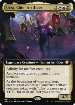 Urza, Chief Artificer (Extended Art) (49) [The Brothers' War Commander] - Deck Out Gaming