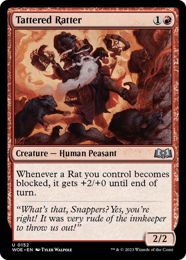 Tattered Ratter (152) [Wilds of Eldraine] foil - Deck Out Gaming